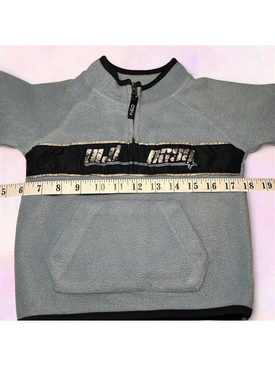 Vintage Old Navy Navy Blue Crewneck Half Zip 6-12 Months - Picture 3 of 5